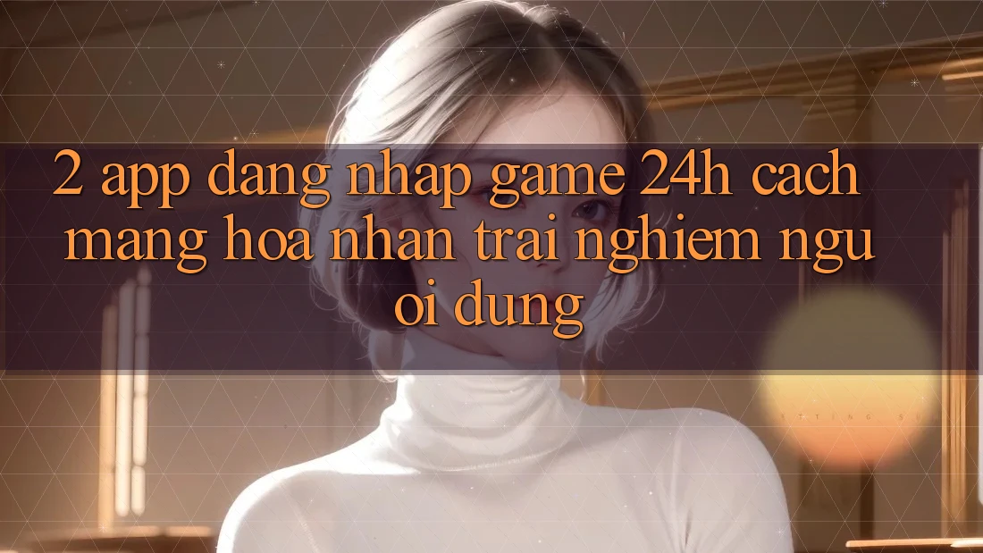 2. App Đăng Nhập Game 24h: Cách Mạng Hóa Nhận trải nghiệm Người Dùng 2. App Đăng Nhập Game 24h: Cách Mạng Hóa Nhận trải nghiệm Người Dùng