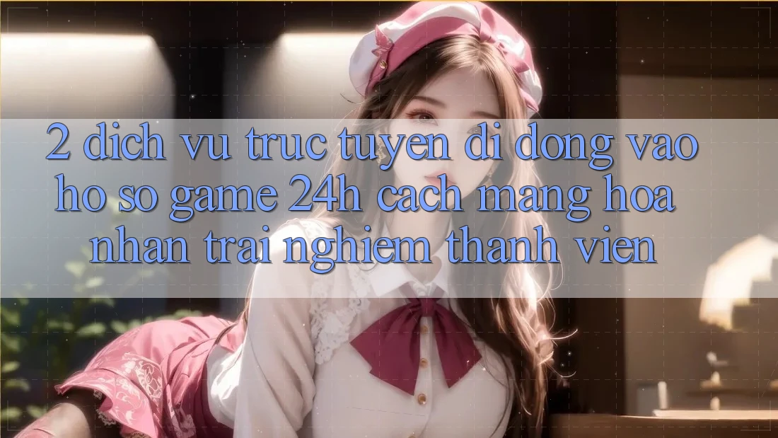 2. Dịch vụ trực tuyến di động Vào hồ sơ Game 24h: Cách Mạng Hóa Nhận trải nghiệm Thành viên