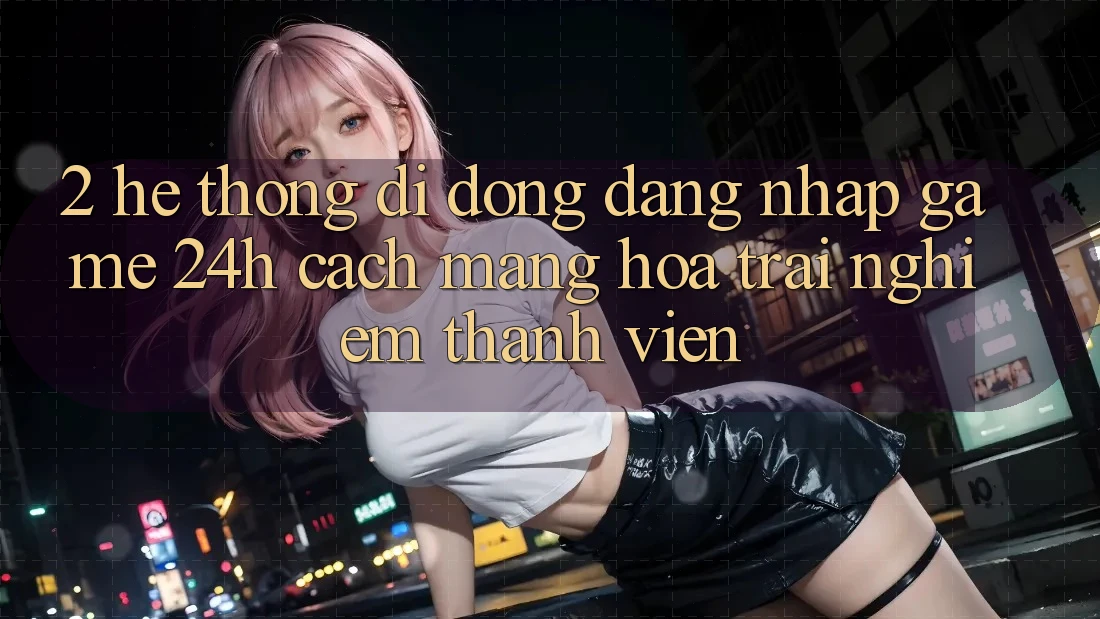 2. Hệ thống di động Đăng Nhập Game 24h: Cách Mạng Hóa Trải Nghiệm Thành viên