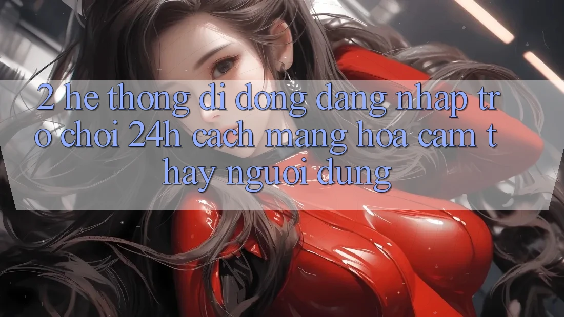 2. Hệ thống di động Đăng Nhập Trò chơi 24h: Cách Mạng Hóa Cảm thấy Người Dùng