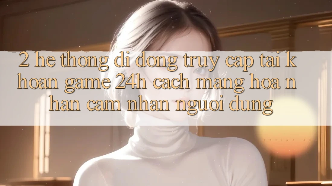 2. Hệ thống di động Truy cập tài khoản Game 24h: Cách Mạng Hóa Nhận cảm nhận Người Dùng 2. Hệ thống di động Truy cập tài khoản Game 24h: Cách Mạng Hóa Nhận cảm nhận Người Dùng