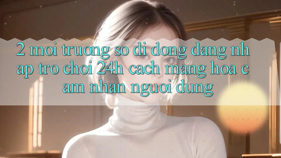 2. Môi trường số di động Đăng Nhập Trò chơi 24h: Cách Mạng Hóa Cảm nhận Người Dùng