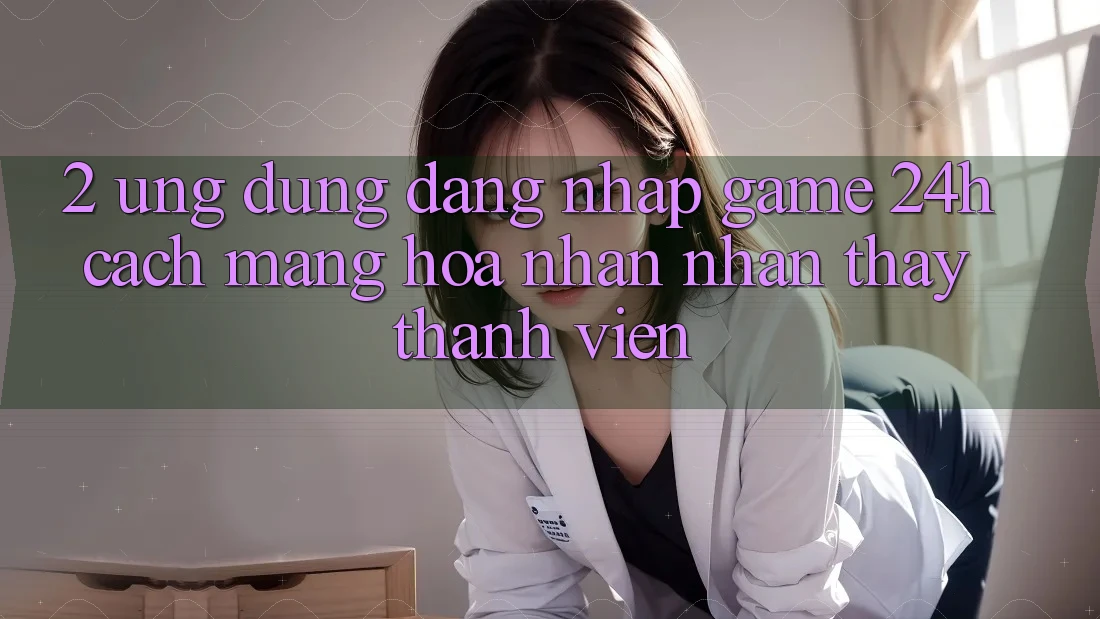 2. Ứng Dụng Đăng Nhập Game 24h: Cách Mạng Hóa Nhận nhận thấy Thành viên