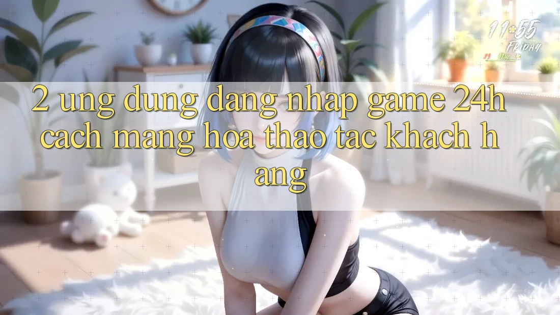 2. Ứng Dụng Đăng Nhập Game 24h: Cách Mạng Hóa Thao tác Khách hàng