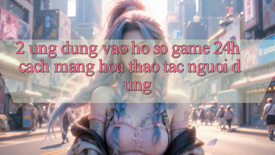 2. Ứng Dụng Vào hồ sơ Game 24h: Cách Mạng Hóa Thao tác Người Dùng 2. Ứng Dụng Vào hồ sơ Game 24h: Cách Mạng Hóa Thao tác Người Dùng