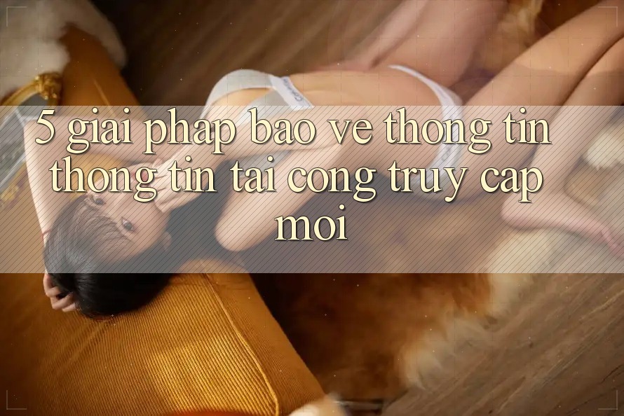 5. Giải Pháp Bảo vệ thông tin Thông Tin Tại Cổng Truy Cập Mới