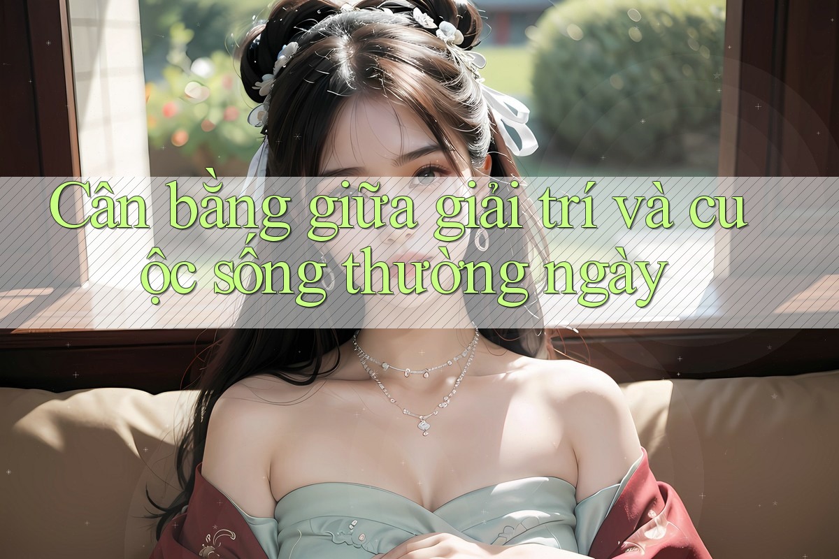 Cân bằng giữa giải trí và cuộc sống thường ngày Cân bằng giữa giải trí và cuộc sống thường ngày