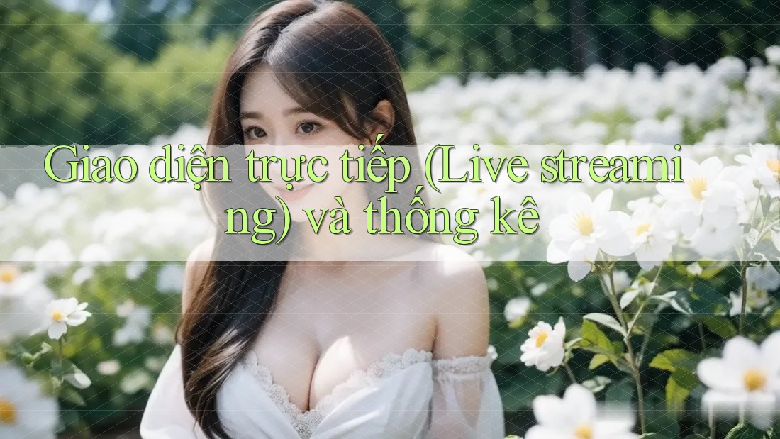 Giao diện trực tiếp (Live streaming) và thống kê Giao diện trực tiếp (Live streaming) và thống kê
