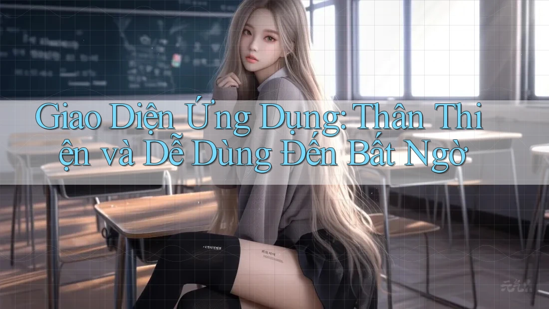 Giao Diện Ứng Dụng: Thân Thiện và Dễ Dùng Đến Bất Ngờ