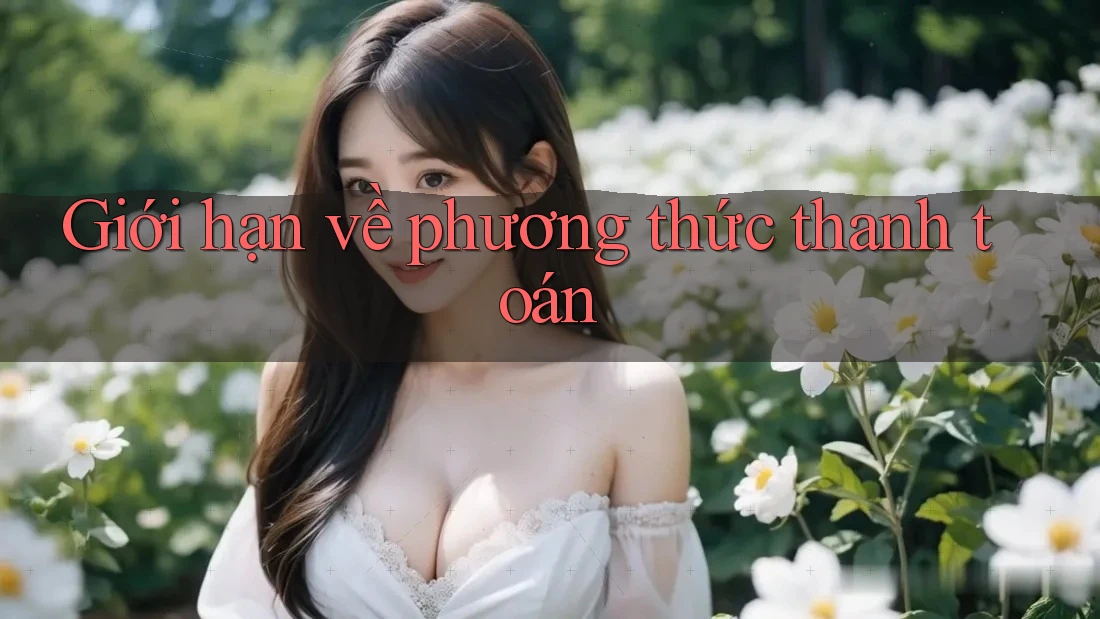 Giới hạn về phương thức thanh toán Giới hạn về phương thức thanh toán