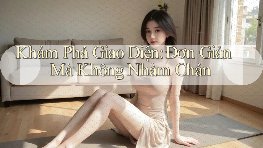 Khám Phá Giao Diện: Đơn Giản Mà Không Nhàm Chán