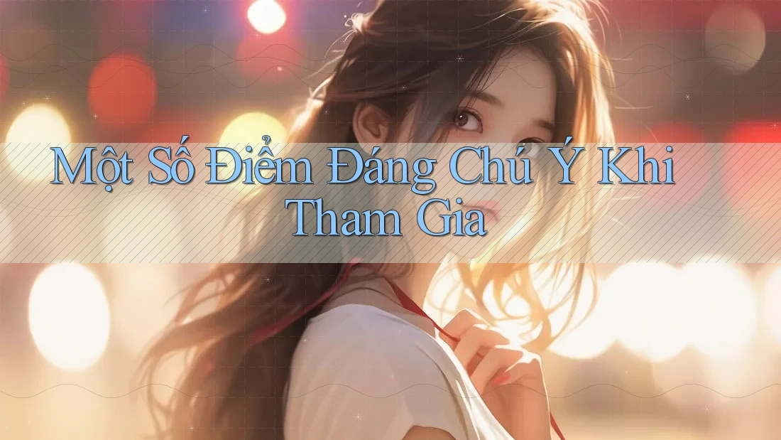 Một Số Điểm Đáng Chú Ý Khi Tham Gia Một Số Điểm Đáng Chú Ý Khi Tham Gia