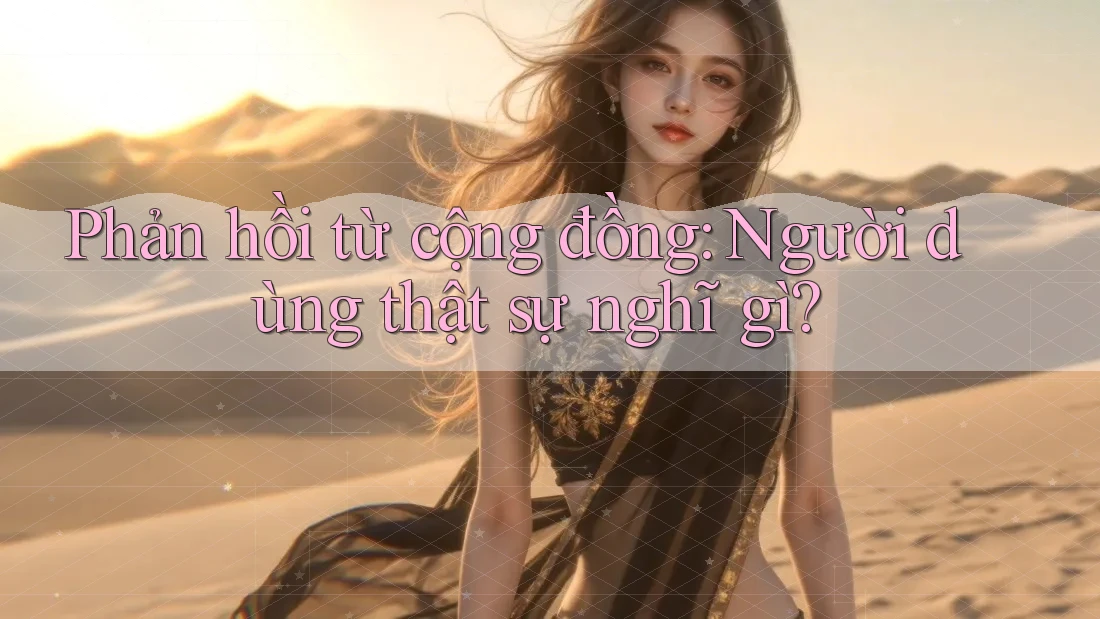 Phản hồi từ cộng đồng: Người dùng thật sự nghĩ gì? Phản hồi từ cộng đồng: Người dùng thật sự nghĩ gì?