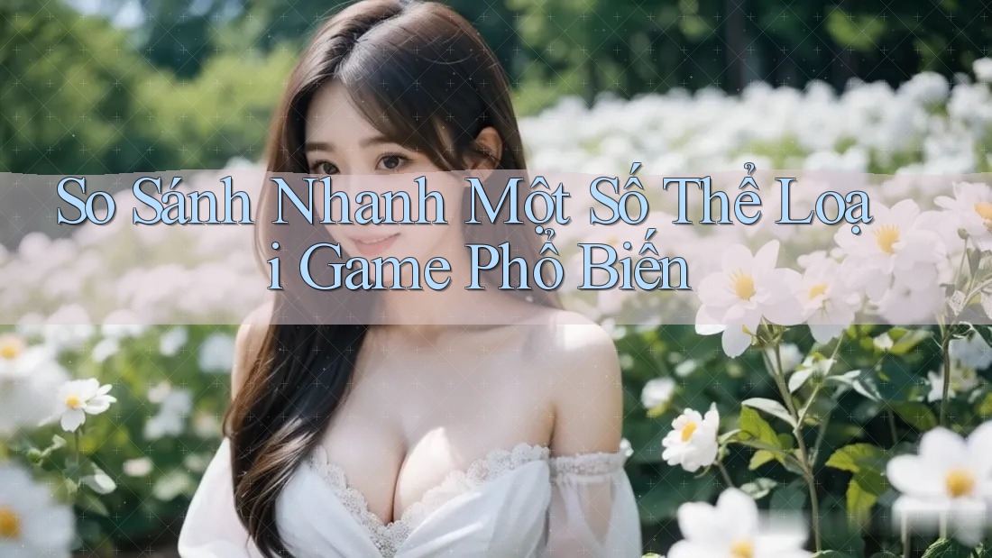 So Sánh Nhanh Một Số Thể Loại Game Phổ Biến So Sánh Nhanh Một Số Thể Loại Game Phổ Biến