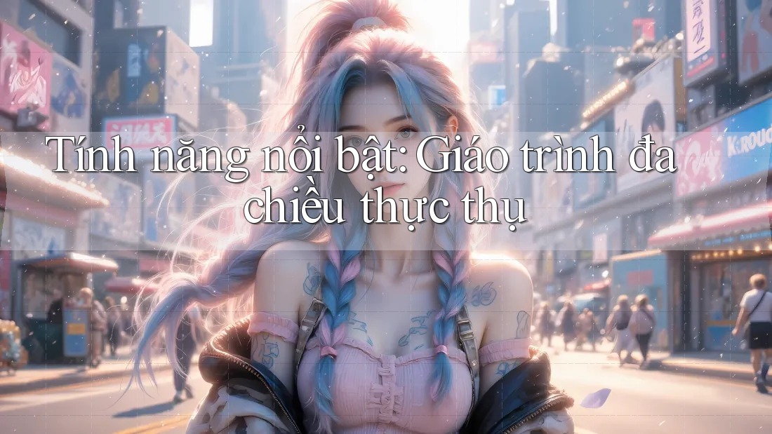Tính năng nổi bật: Giáo trình đa chiều thực thụ Tính năng nổi bật: Giáo trình đa chiều thực thụ