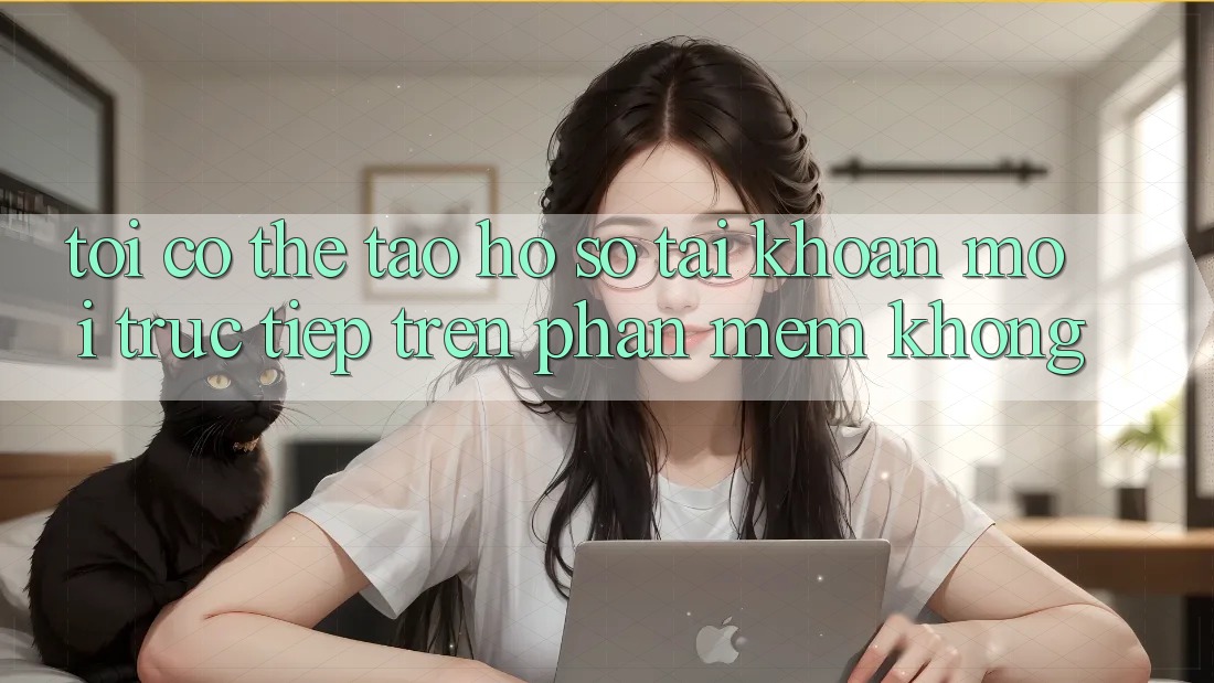 Tôi có thể tạo hồ sơ tài khoản mới trực tiếp trên phần mềm không?