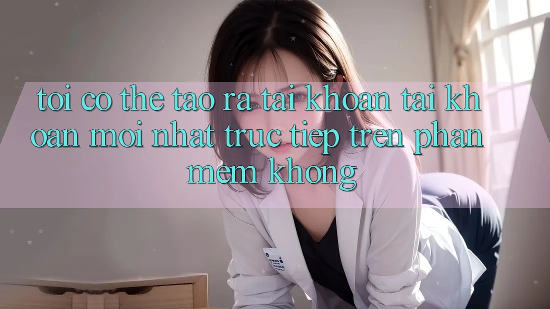 Tôi có thể tạo ra tài khoản tài khoản mới nhất trực tiếp trên phần mềm không?