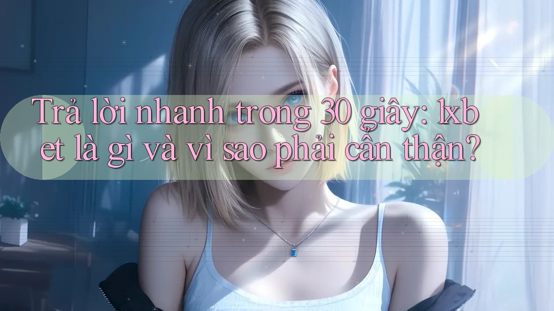 Trả lời nhanh trong 30 giây: 1xbet là gì và vì sao phải cẩn thận? Trả lời nhanh trong 30 giây: 1xbet là gì và vì sao phải cẩn thận?