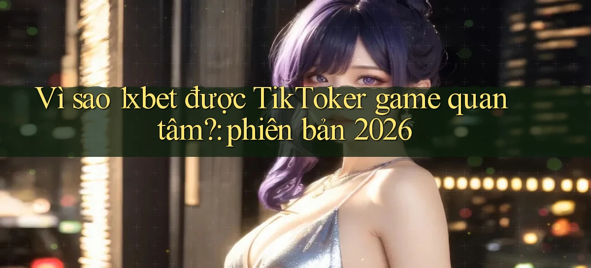 Vì sao 1xbet được TikToker game quan tâm phiên bản 2026