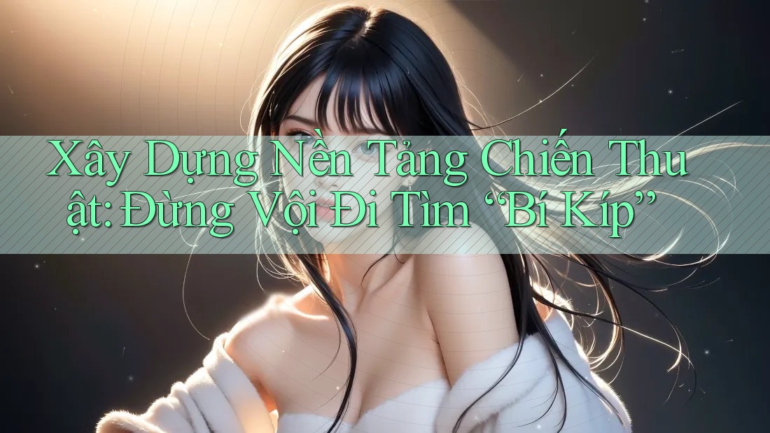 Xây Dựng Nền Tảng Chiến Thuật: Đừng Vội Đi Tìm “Bí Kíp”